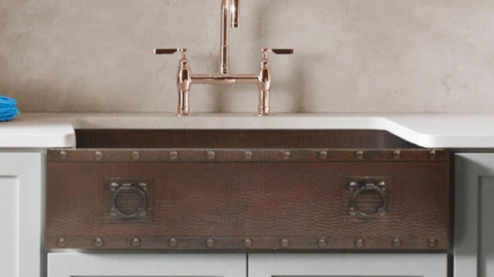 SoLuna Copper Farmhouse Sink